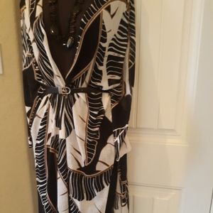 Long knit open front sweater.